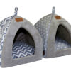 Custom New Product Covered Portable Dog Cat Bed Cave Cute Puppy Bed Cat Teepee Cushion House for Wholesale