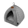 Custom New Product Covered Portable Dog Cat Bed Cave Cute Puppy Bed Cat Teepee Cushion House for Wholesale