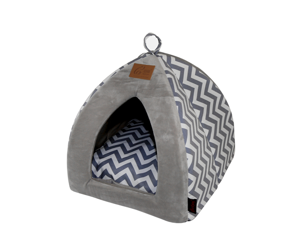 Custom New Product Covered Portable Dog Cat Bed Cave Cute Puppy Bed Cat Teepee Cushion House for Wholesale