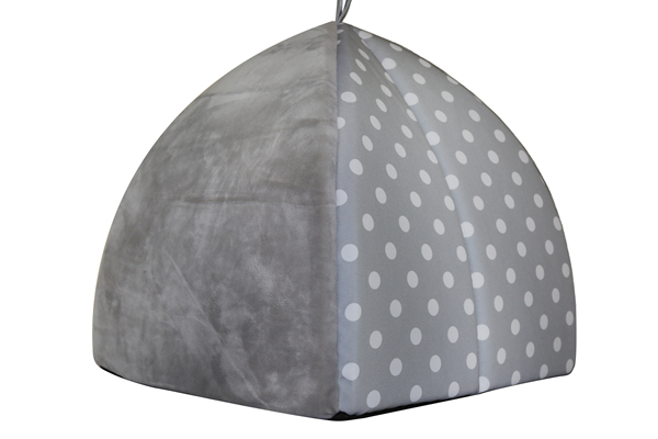 Custom New Product Covered Portable Dog Cat Bed Cave Cute Puppy Bed Cat Teepee Cushion House for Wholesale