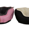 Trendy Flannel Pumpkin Shape Pet Bed Luxury Dog Bed Comfy Cat Cushion Warm Pet Cuddler Composite Linen Bed
