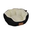 Trendy Flannel Pumpkin Shape Pet Bed Luxury Dog Bed Comfy Cat Cushion Warm Pet Cuddler Composite Linen Bed