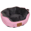 Trendy Flannel Pumpkin Shape Pet Bed Luxury Dog Bed Comfy Cat Cushion Warm Pet Cuddler Composite Linen Bed