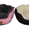 Trendy Flannel Pumpkin Shape Pet Bed Luxury Dog Bed Comfy Cat Cushion Warm Pet Cuddler Composite Linen Bed