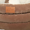 Manufacturer Novelty Flannel Donut Pet Bed Waterproof Luxury Soft Indoor Dog Sofa Bed Cat Cushion House Removable Reversible Embroidered Cushion