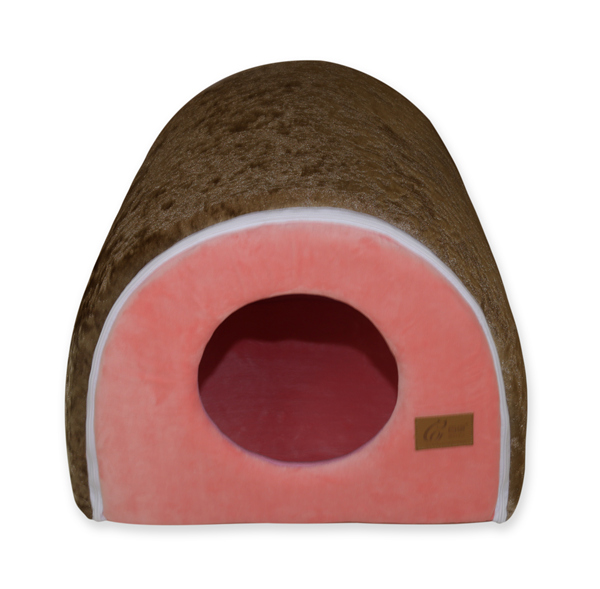 Manufacturer Designer Pet House Princess Dog Bed Custom Handmade Pet Transformer House Small Dog Sofa Bed Personalized Cat House Bed With Reversible Cushion Mat Indoor Floor House