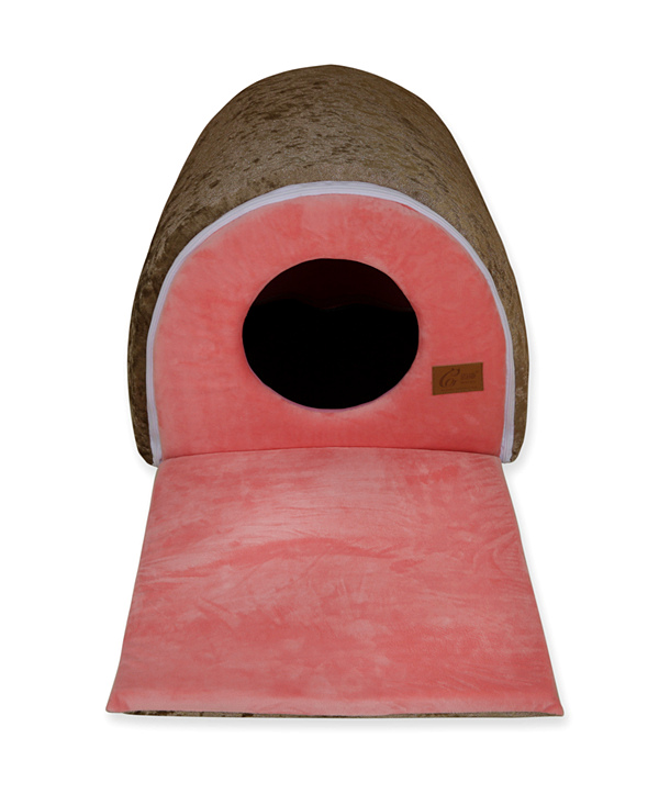 Manufacturer Designer Pet House Princess Dog Bed Custom Handmade Pet Transformer House Small Dog Sofa Bed Personalized Cat House Bed With Reversible Cushion Mat Indoor Floor House