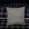 Wholesale Designer Pet Bed Pillow in England Blue Yarn Dyed Tartan Plaid Cotton Trendy Prince Dog Toy Cat Pillow Custom Handmade Reversible Cushion Pet Birthday Gift Home Decorative Pillow