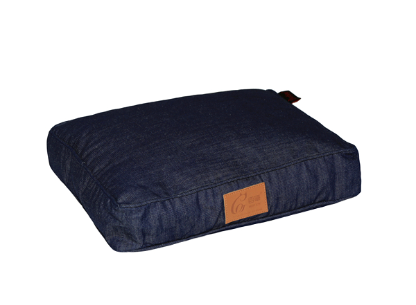 Manufacturer Washable Removable Rectangle Urban Denim Pet Bed Sofa Dog Mat Cushion Cat Mattress Couch Pad Indigo Pet Bed Duvet Cover Zippered Floor Cushion for OEM ODM Wholesale