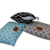 Manufacturer Washable Removable Turquoise Lucky Clover Print Pet Bed Sofa Dog Mat Cushion Cat Mattress Couch Pad Cotton Canvas Pet Bed Duvet Cover Zippered Floor Cushion Pillow OEM ODM for Wholesale