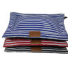 Manufacturer One-Piece Design Stripe Print Cotton Canvas Pet Bed Sofa Large Dog Mat Cushion Quilted Cat Mattress Pad Indoor Floor Decorative Machine Washable Cushion Pad OEM ODM for Wholesale