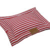 Manufacturer One-Piece Design Stripe Print Cotton Canvas Pet Bed Sofa Large Dog Mat Cushion Quilted Cat Mattress Pad Indoor Floor Decorative Machine Washable Cushion Pad OEM ODM for Wholesale