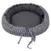 China Factory Donut Pet Mat Carpet Transformer Pet Bed House Large Dog Sofa Cushion Quilted T/C Cat Mattress Pad Indoor Floor Decorative Round Cushion Mat with Drawstring OEM ODM for Wholesale