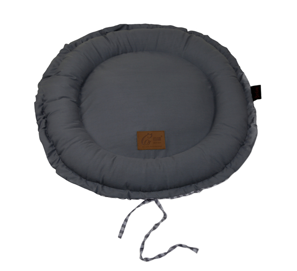 China Factory Donut Pet Mat Carpet Transformer Pet Bed House Large Dog Sofa Cushion Quilted T/C Cat Mattress Pad Indoor Floor Decorative Round Cushion Mat with Drawstring OEM ODM for Wholesale