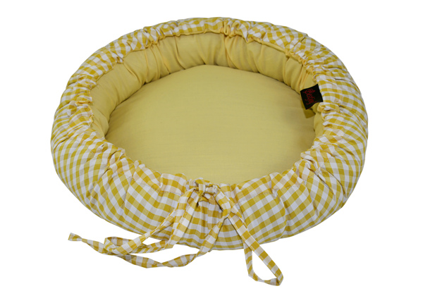 China Factory Donut Pet Mat Carpet Transformer Pet Bed House Large Dog Sofa Cushion Quilted T/C Cat Mattress Pad Indoor Floor Decorative Round Cushion Mat with Drawstring OEM ODM for Wholesale