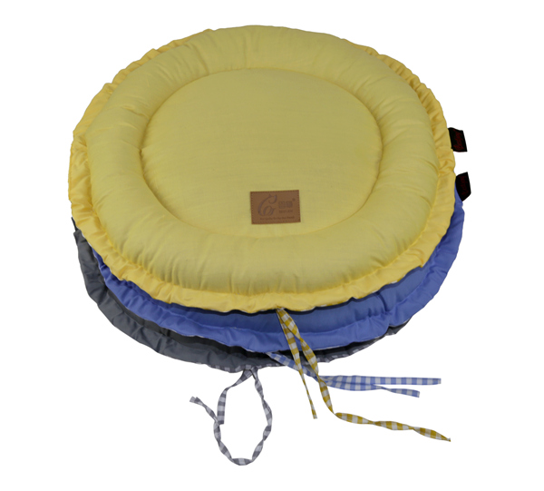 China Factory Donut Pet Mat Carpet Transformer Pet Bed House Large Dog Sofa Cushion Quilted T/C Cat Mattress Pad Indoor Floor Decorative Round Cushion Mat with Drawstring OEM ODM for Wholesale
