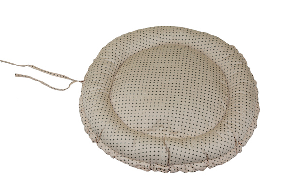Stocked Manufacturer Luxury Cotton Sateen Donut Pet Mat Carpet Transformer Pet Bed House Large Dog Sofa Cushion Quilted Cat Mattress Pad Indoor Floor Dec Round Cushion Mat with Drawstring Inventory