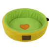 Handmade Warm Soft Pet Snuggle Bed House for Hedgehog Ferret Guinea Pig Washable Puppy Cat Round Nest Colorful Cuddler Sofa for Small Animals with Heart Shape Applique Embroidery for Wholesale