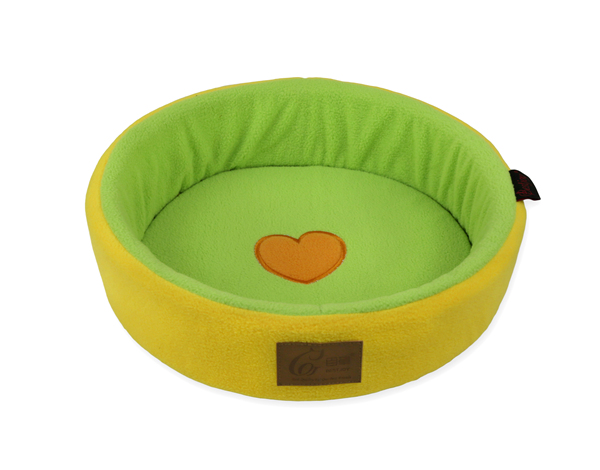 Handmade Warm Soft Pet Snuggle Bed House for Hedgehog Ferret Guinea Pig Washable Puppy Cat Round Nest Colorful Cuddler Sofa for Small Animals with Heart Shape Applique Embroidery for Wholesale