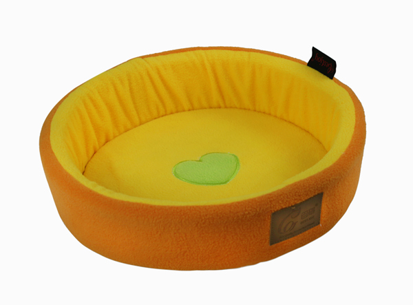 Handmade Warm Soft Pet Snuggle Bed House for Hedgehog Ferret Guinea Pig Washable Puppy Cat Round Nest Colorful Cuddler Sofa for Small Animals with Heart Shape Applique Embroidery for Wholesale
