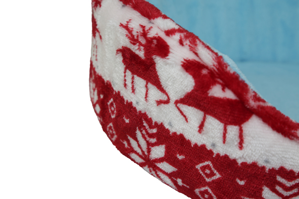 Wholesale Warm Soft Pet Snuggle Bed House for Hedgehog Ferret Guinea Pig Rabbit Washable Puppy Cat Cuddle Nest Colorful Flannel Cup Shape Sofa Bed for Small Animals Designer Christmas Holiday Gift