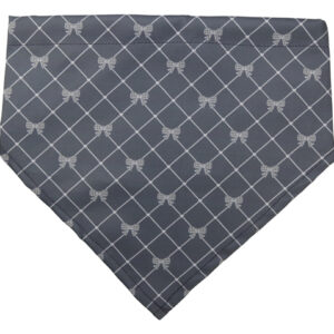 Supplier Adjustable Pet Dog Bandana Kerchief Custom Triangle Dog Bandana Bibs With Cartoon Buckle Closure Grey Bandana Scarfs for Puppy Dog Cat Pet Accessories OEM Neckwear for Wholesale