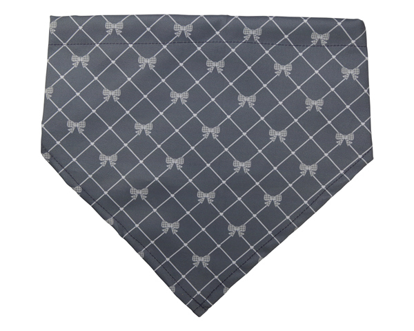 Supplier Adjustable Pet Dog Bandana Kerchief Custom Triangle Dog Bandana Bibs With Cartoon Buckle Closure Grey Bandana Scarfs for Puppy Dog Cat Pet Accessories OEM Neckwear for Wholesale