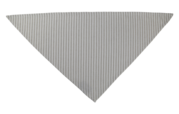 Wholesale Adjustable Striped Linen and Cotton Pet Bandana Kerchief Custom Triangle Dog Bandana Bibs Natural Pet Scarfs for Puppy Dog Cat Pet Accessories OEM Neckwear Pet Apparel