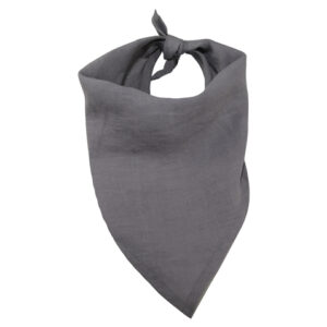 Manufacturer Adjustable Stonewashed Linen Pet Bandana Kerchief Custom Triangle Dog Bandana Bibs Soft Pet Scarfs for Puppy Dog Cat Modern Grey Pet Accessories OEM Neckwear Pet Apparel for Wholesale