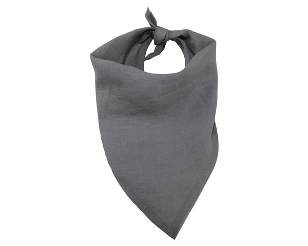 Manufacturer Adjustable Stonewashed Linen Pet Bandana Kerchief Custom Triangle Dog Bandana Bibs Soft Pet Scarfs for Puppy Dog Cat Modern Grey Pet Accessories OEM Neckwear Pet Apparel for Wholesale