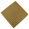 Hot Sale Multifunctional Cotton Pet Bandana Kerchief Custom Square Dog Bandana Bibs Yellow Plaid Tartan Pet Scarfs for Puppy Dog Cat Stylish Pet Accessories OEM Neckwear Pet Apparel for Wholesale