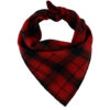 Manufacturer Multifunctional Cotton Pet Bandana Kerchief Custom Square Dog Bandana Bibs Red Plaid Tartan Pet Scarfs for Puppy Dog Cat Stylish Pet Accessories OEM Neckwear Pet Collar Apparel Wholesale