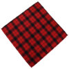 Manufacturer Multifunctional Cotton Pet Bandana Kerchief Custom Square Dog Bandana Bibs Red Plaid Tartan Pet Scarfs for Puppy Dog Cat Stylish Pet Accessories OEM Neckwear Pet Collar Apparel Wholesale