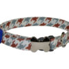Manufacturer Adjustable Dog Collar with Welded D Ring High Quality Buckle Dog Collar Luxury Custom Puppy Collar in Red Houndstooth Pattern Designer Dog Collar OEM Pet Accessories Dog Gift
