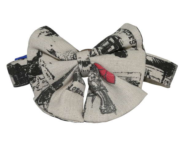 Wholesale Cotton Linen Adjustable Dog Collar