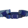 Manufacturer Adjustable Urban Denim Dog Collar with Welded D Ring High Quality Buckle Dog Collar Custom Puppy Collar in Indigo Dark Blue Designer Dog Collar OEM Pet Accessories Dog Gift Bestseller