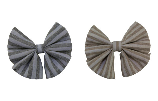 Popular Pet Dog Cat Big Sailor Bow Tie Novelty Collar With Bow Tie Striped Natural Grey Linen and Cotton Cat Bow Tie Handmade Dog Bow Tie Pet Accessories Necktie Slip onto Collar OEM ODM for Wholesale