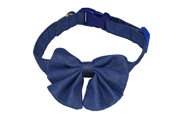 Designer Pet Dog Cat Big Sailor Bow Tie Novelty Collar With Bow Tie Urban Denim Cat Bow Tie Handmade Dog Bow Tie Pet Accessories Necktie Slip onto Collar OEM for Wholesale Top Bestseller