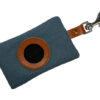 Manufacturer Portable Poop Bag Holder Soft Wool Leather Grommet Waterproof Zipper Dog Waste Pouch Pet Waste Bag Dispenser Dog Walking Bag Pet Treat Bag Poop Bag Carrier for Wholesale
