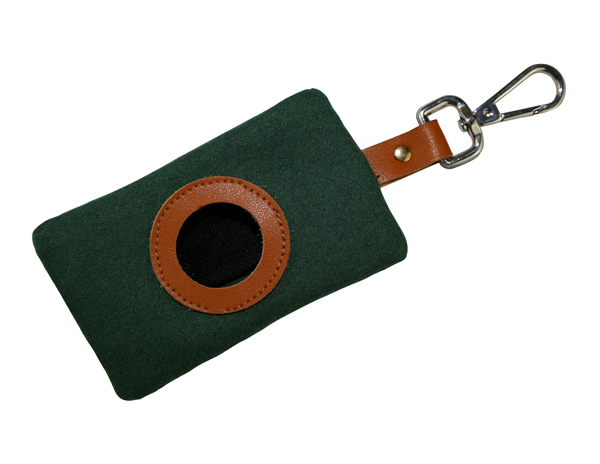 Manufacturer Portable Poop Bag Holder Soft Wool Leather Grommet Waterproof Zipper Dog Waste Pouch Pet Waste Bag Dispenser Dog Walking Bag Pet Treat Bag Poop Bag Carrier for Wholesale
