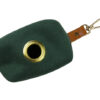 Manufacturer Luxury Poop Bag Holder Soft Durable Wool Brass Grommet Waterproof Zipper Dog Waste Pouch Pet Waste Bag Dispenser Dog Walking Bag Pet Treat Bag Poop Bag Carrier OEM for Wholesale