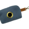 Manufacturer Luxury Poop Bag Holder Soft Durable Wool Brass Grommet Waterproof Zipper Dog Waste Pouch Pet Waste Bag Dispenser Dog Walking Bag Pet Treat Bag Poop Bag Carrier OEM for Wholesale