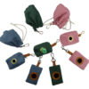 Manufacturer Luxury Poop Bag Holder Soft Durable Wool Brass Grommet Waterproof Zipper Dog Waste Pouch Pet Waste Bag Dispenser Dog Walking Bag Pet Treat Bag Poop Bag Carrier OEM for Wholesale