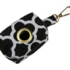 Wholesale Washable Poop Bag Holder Durable Lucky Clover Print Cotton Canvas Brass Grommet Waterproof Zipper Dog Waste Pouch Pet Waste Bag Dispenser Dog Walking Bag Pet Treat Bag Poop Bag Carrier