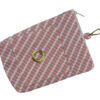 Wholesale Pet Treat Bag Dog Walking Bag Poop Bag Holder Durable Zipper Closure Waterproof Lined Dog Waste Pouch Pet Waste Bag Dispenser Dog Bag Carrier Houndstooth Print Pet Accessories