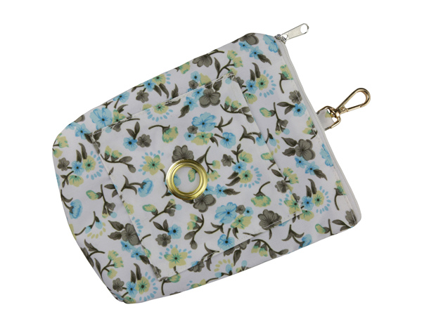 Wholesale Pet Treat Bag Dog Walking Bag Poop Bag Holder Durable Zipper Closure Waterproof Lined Dog Waste Pouch Pet Waste Bag Dispenser Dog Bag Carrier Houndstooth Print Pet Accessories
