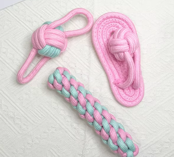 High Quality Interactive Pet Chew Toy Set Durable Cotton Rope Dog Toy