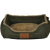 Designer Corduroy Like Microfiber Soft Plush Printed Peachskin Pet Bed For Dogs For Cats