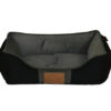 Wholesale OEM Anti-chewing Solid T/C Fleece Suede Machine Washable Pet Bed Dog Sofa Cat Couch With One-piece Design