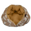 Manufacturer Premium Eco Friendly Printed Suede Polar Fleece Pet Bed Cave Cushion for Cats Puppies and Kittens